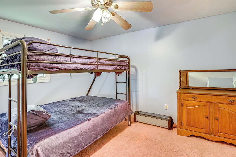 Lakefront Group Getaway w/ Dock in Baldwin!