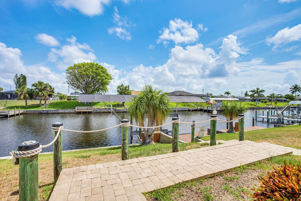 Heated Pool + Dolphin Views: Cape Coral Home!