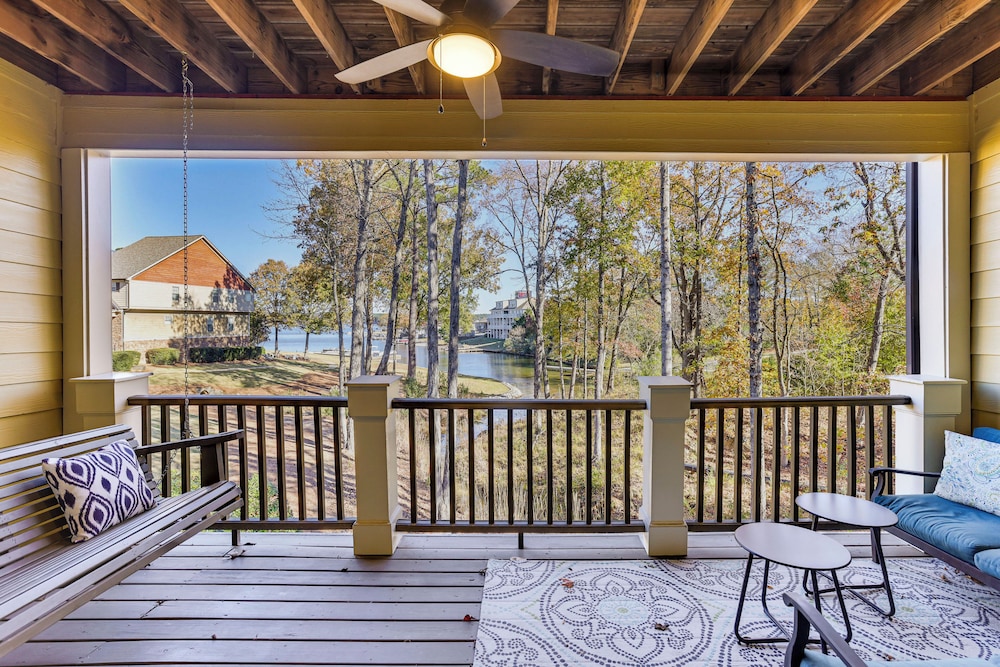 Private Patio, Decks: Waterfront Eatonton Townhome