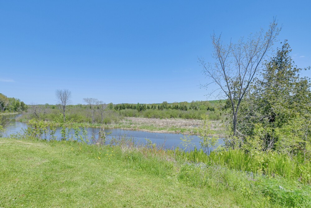 Pond Views: Spacious Family Home in Presque Isle!
