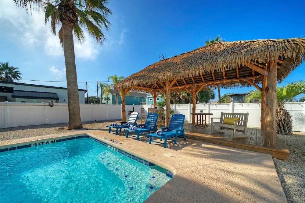 Seaglass Landing Private Pool Cabana Near Port Aransas Beaches