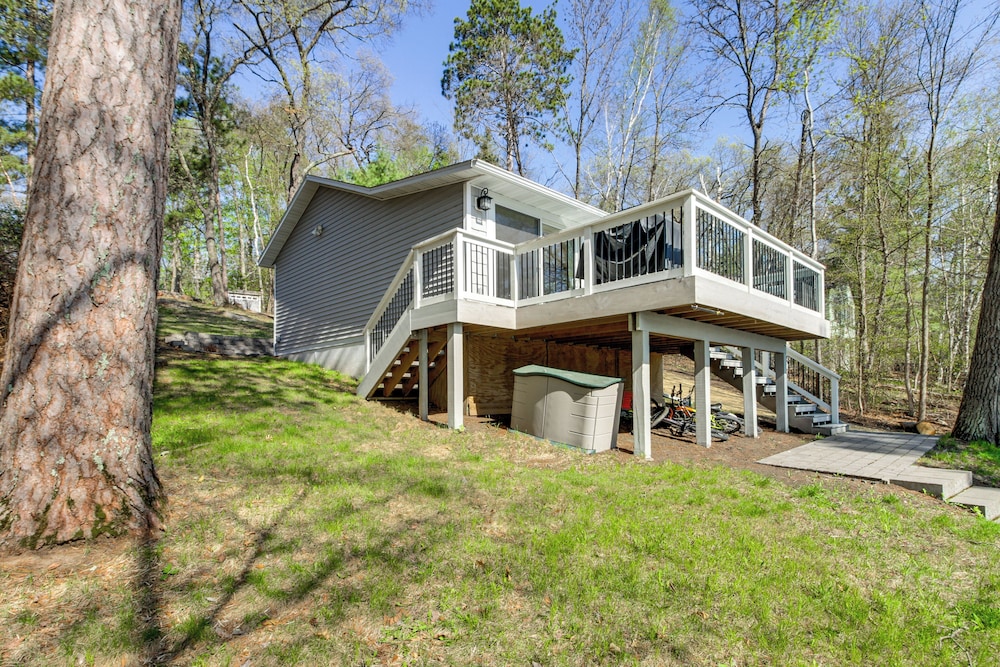 Paddle & Bike: Cottage w/ Dock in Pequot Lakes!