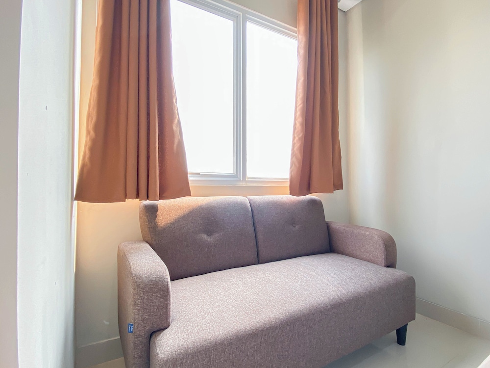 Neutral Minimalist Studio Apartment At Lrt City Sentul - Royal Sentul Park