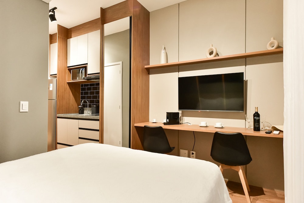 Studio Moderno c Academia a 800m do Metr Brooklin