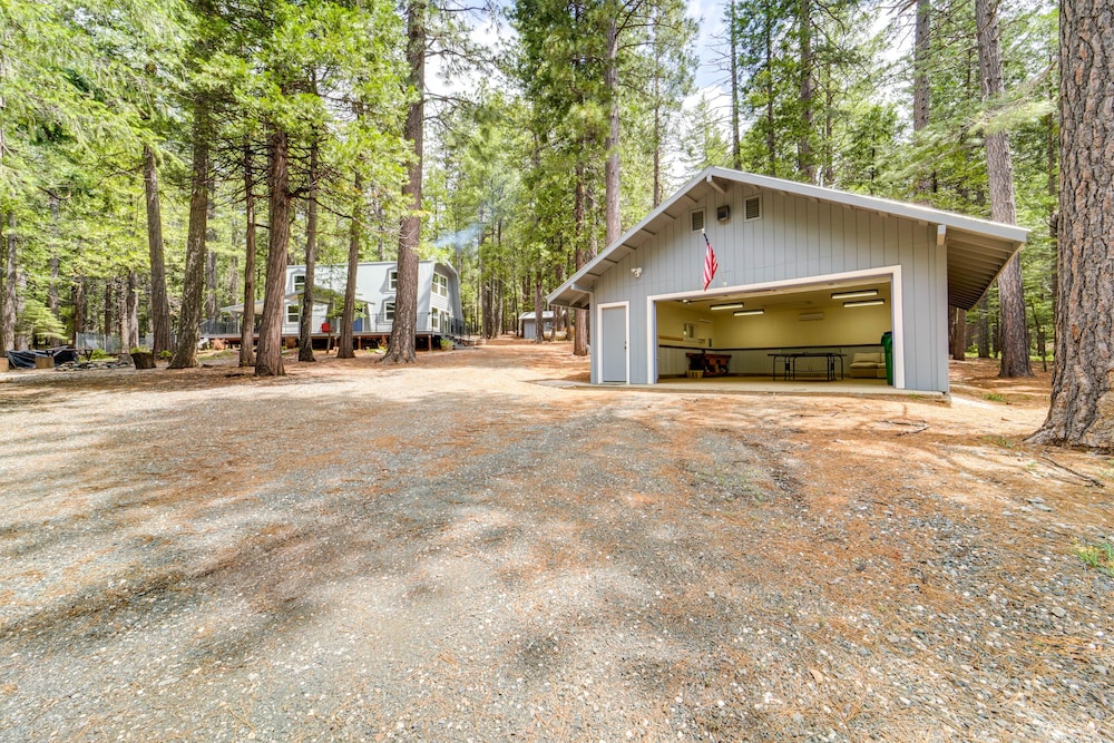 Cozy Nevada City Cabin: Deck, Game Room, Fire Pit view 5
