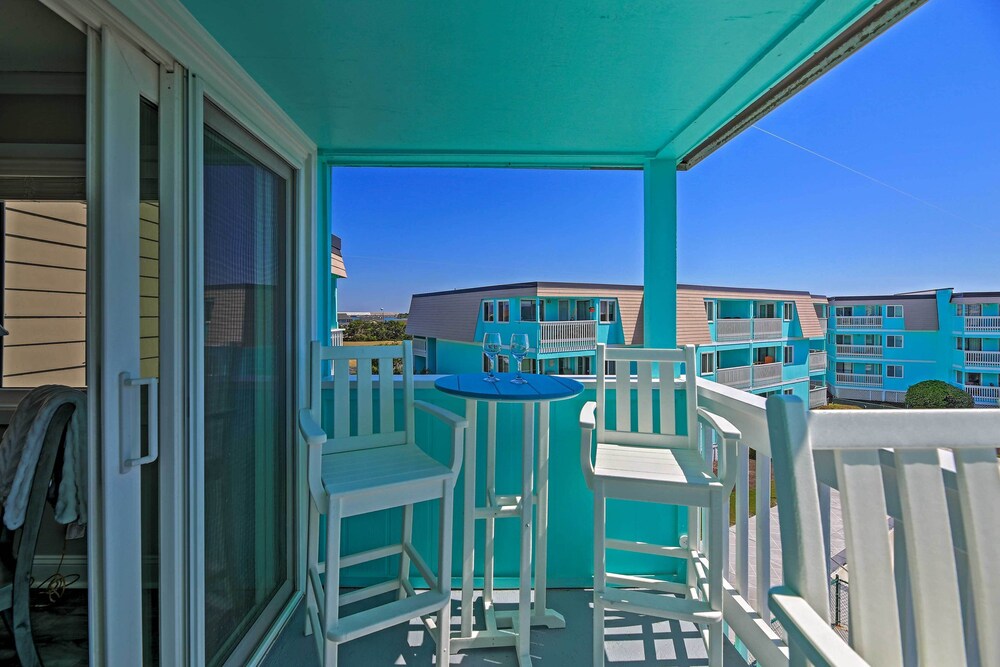 Walk to Beach: Ocean-view Atlantic Beach Condo! view 4