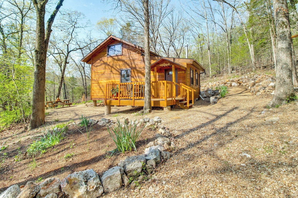 Walk to White River: Cotter Cabin w/ Fire Pit!