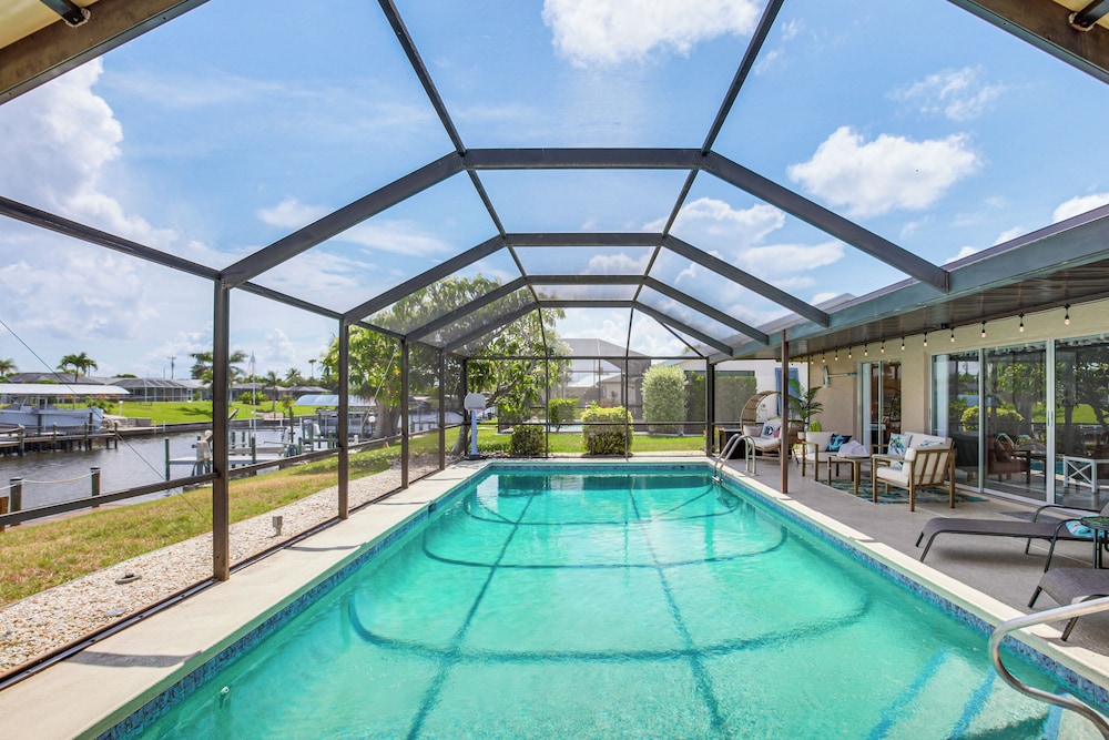 Heated Pool + Dolphin Views: Cape Coral Home!