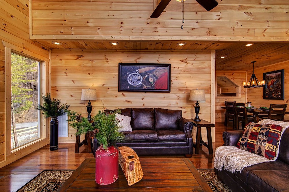 A River Runs Through It - 3 Bedrooms, 3 Baths, Sleeps 12 Cabin by RedAwning