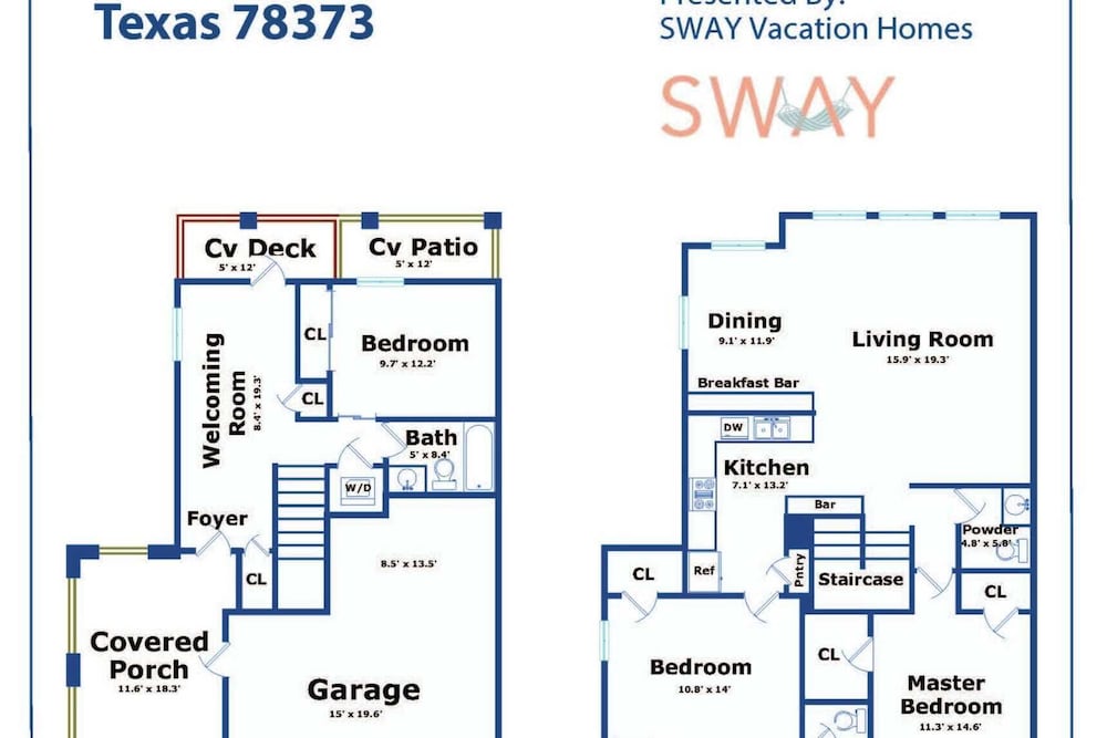 2 Homes in Las Palmeras by Avantstay Sleeps 18, Resort Pool + Private Patio Walk to Town, Golf Cart Zone