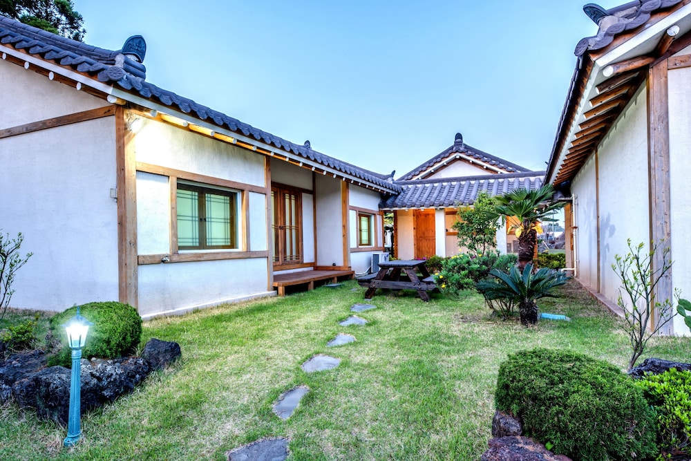 Stone Statue Village Hanok