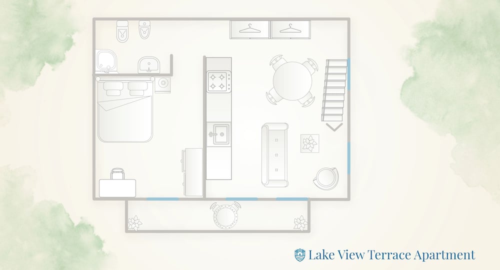 Lake View Terrace Apartment by Rent all Como