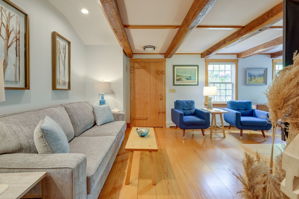 Yard & Fire Pit: Unique Cape Cod Home in Brewster