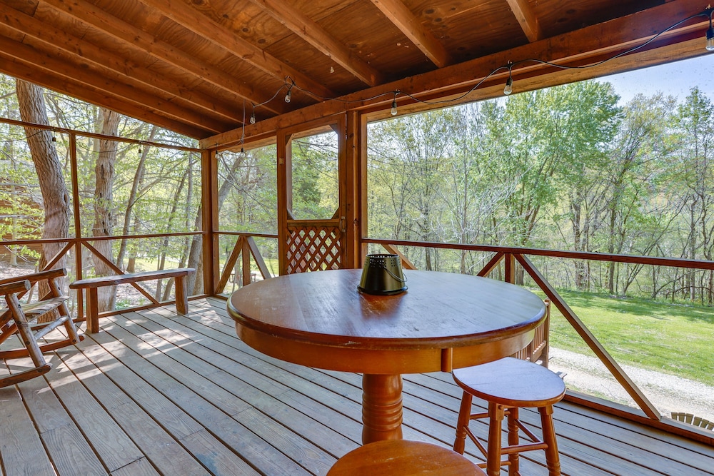 Cozy Indiana Cabin Rental w/ Private Porch & Grill - main view