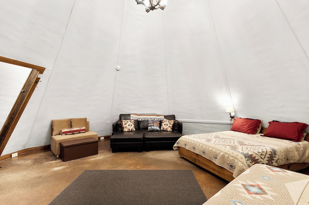 Tipis on the Guadalupe