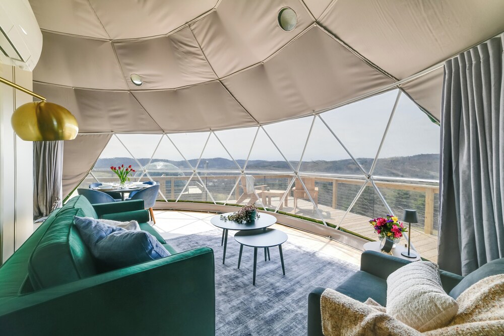 Catskills Glamping at The Deer Dome in Franklin!