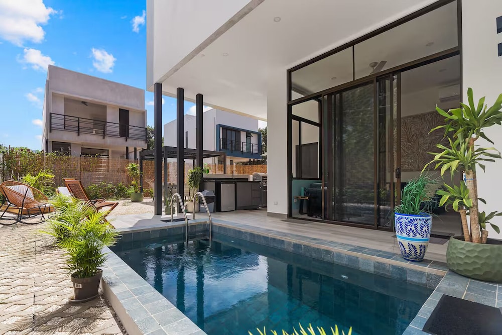 Chic Bohemian Villa with a Private Swimming Pool and Stunning Outdoor Space