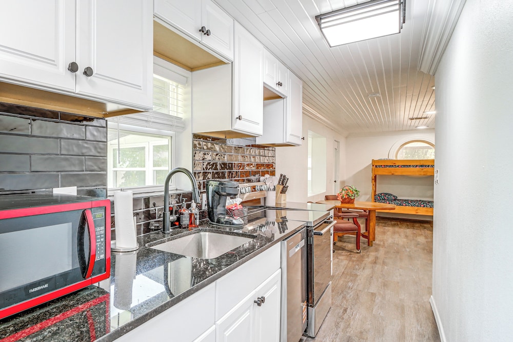 Waterfront Lake Eufaula Home: Dock & Beach Access!