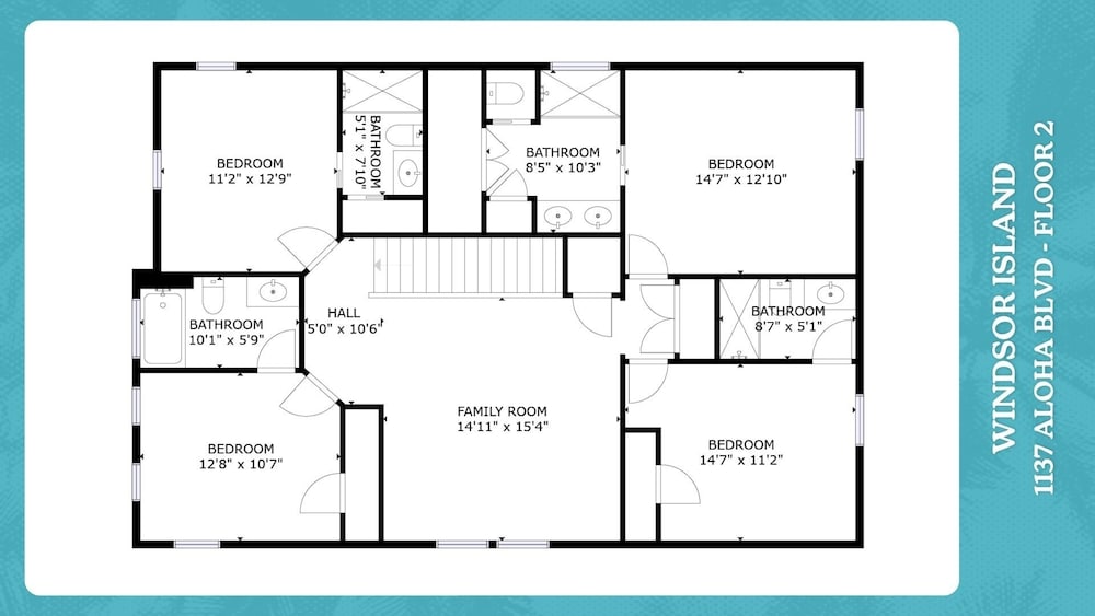 Windsor Island Resort 5 Bedroom East Facing Pool 5 Home