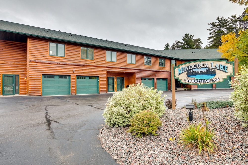Lake Minocqua Condo w/ Shared Fire Pit! view 3