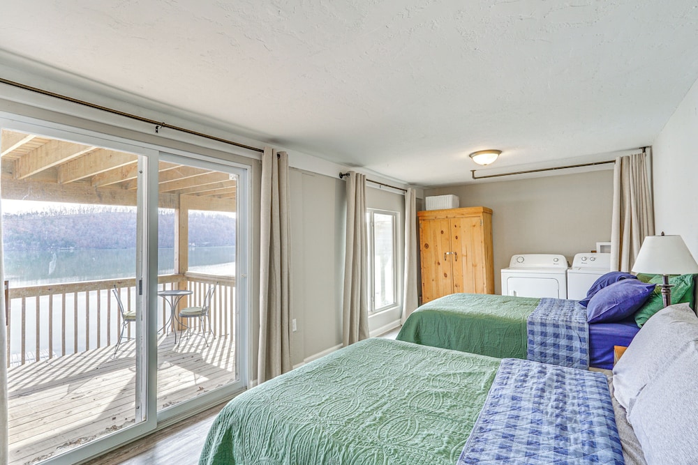 Private Dock & Decks: Lakefront Retreat in Stover!