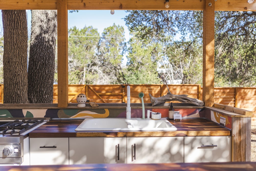 The Peacock Yurt at Camposanto ATX Glamping on Lake Travis - Property Image 12