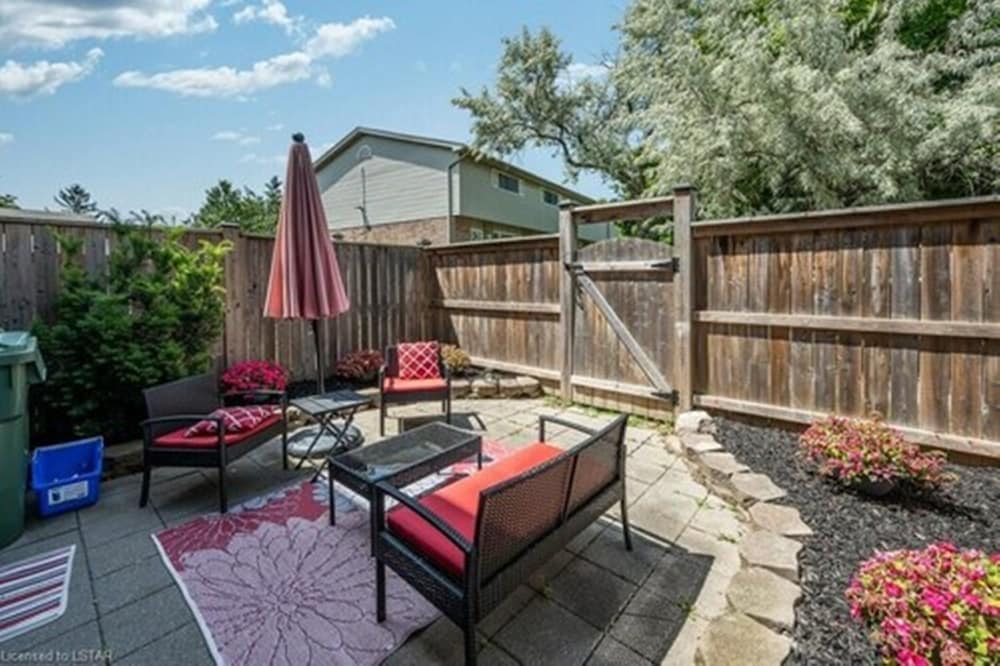 outdoor bbq area