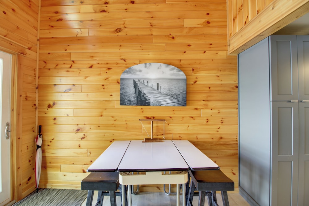 Dock + Fire Pit: Lakefront Cabin in Deer River!