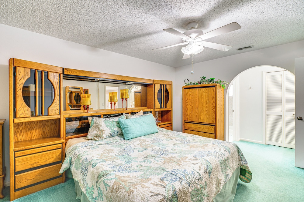 Walk to Park & Marina: Waterfront Cape Coral Home!
