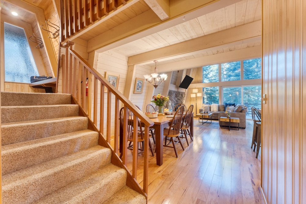 Lundy Bearden Serene Tahoe Retreat With Deck Fireplace and Forest Views
