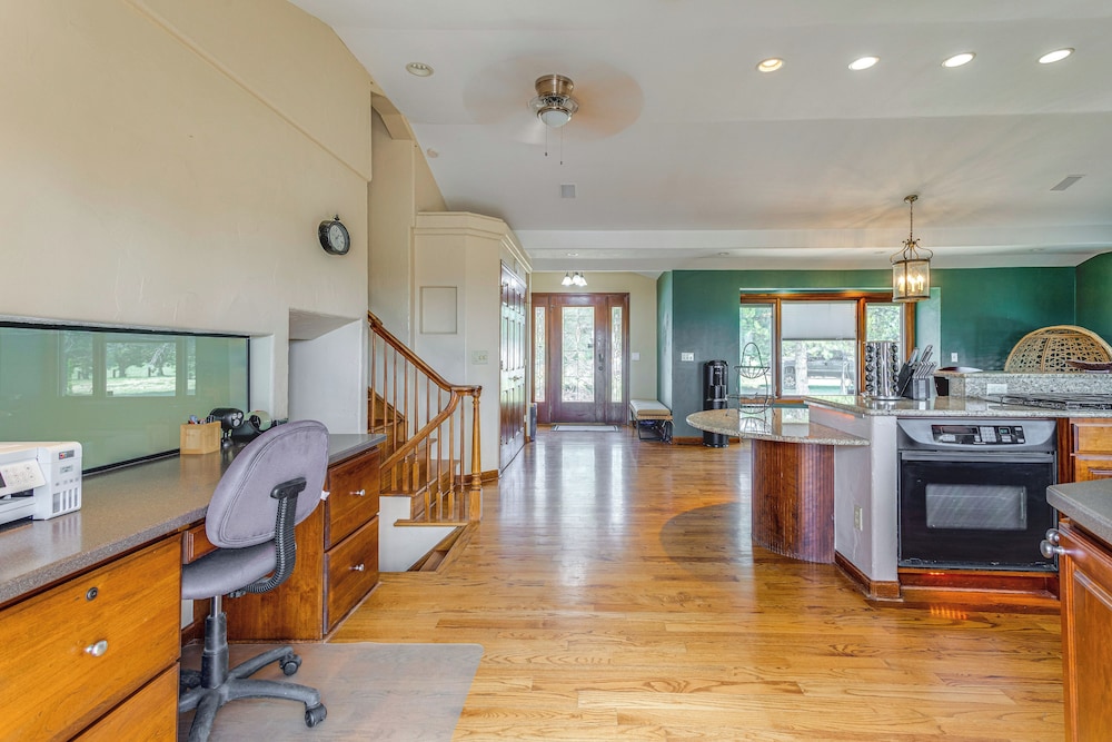 Stylish Aurora Farmhouse w/ Deck, Animals On-site! view 5