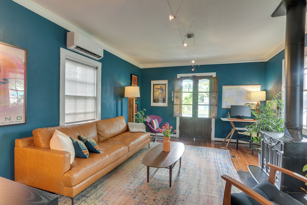 Walk to Beach: Galveston Home w/ Hot Tub