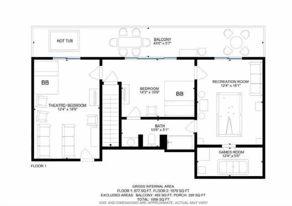 Hillbilly Hideaway 4 Bedroom Cabin