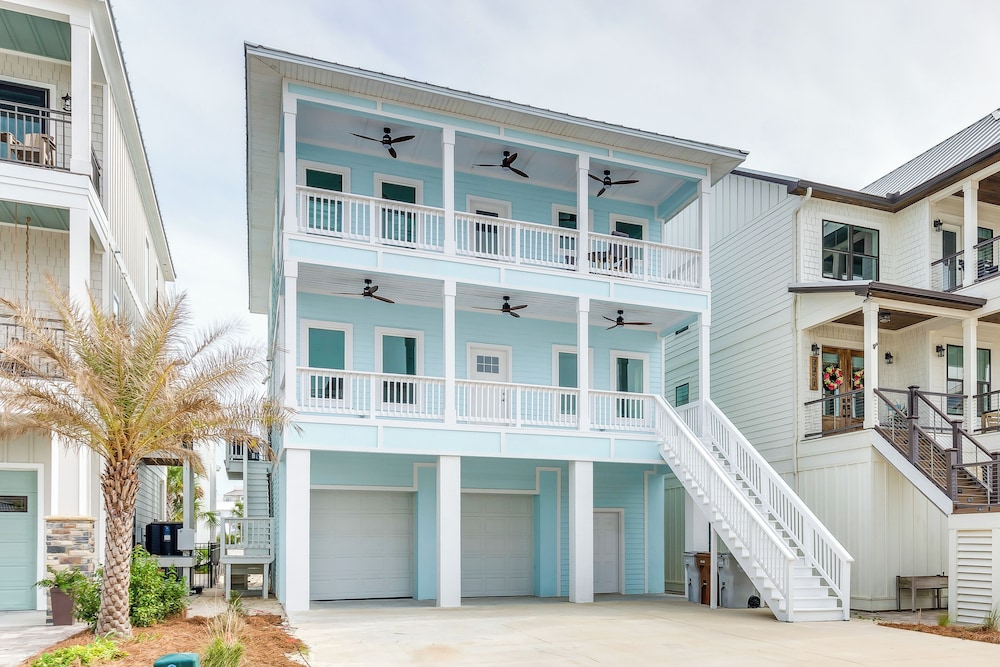 Steps to Beach: New Navarre Home w/ Ocean Views!