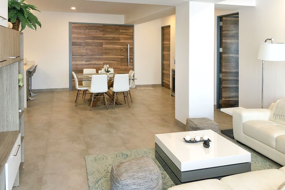 Luxe Condos Complex with Roof Pool