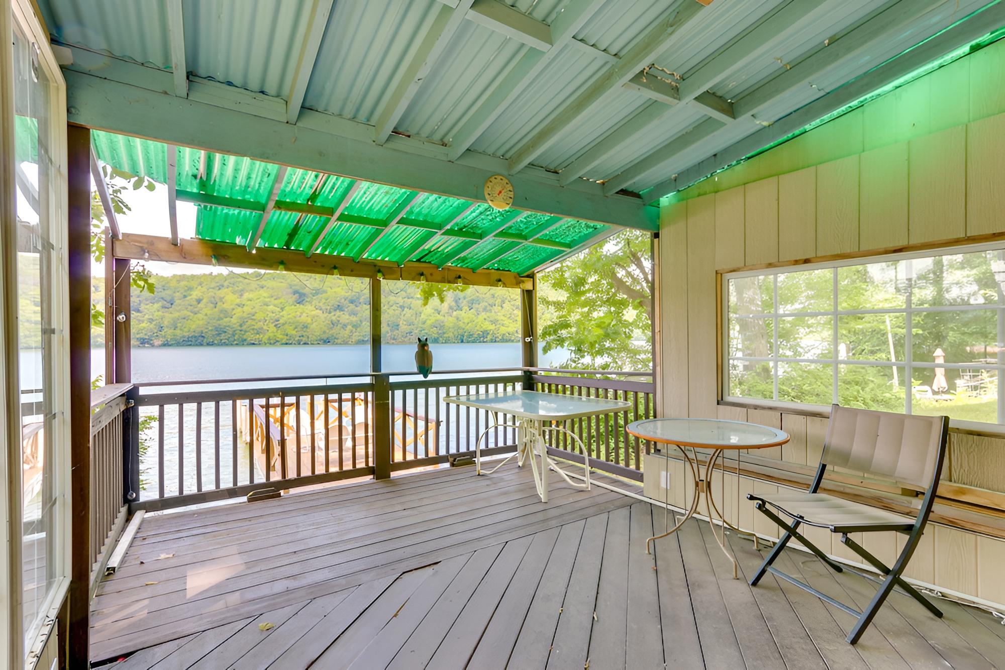 New Milford Lakefront Home: Deck, Pool & Dock! view 2