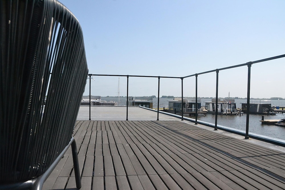 Houseboat in Sneek With Lake Views