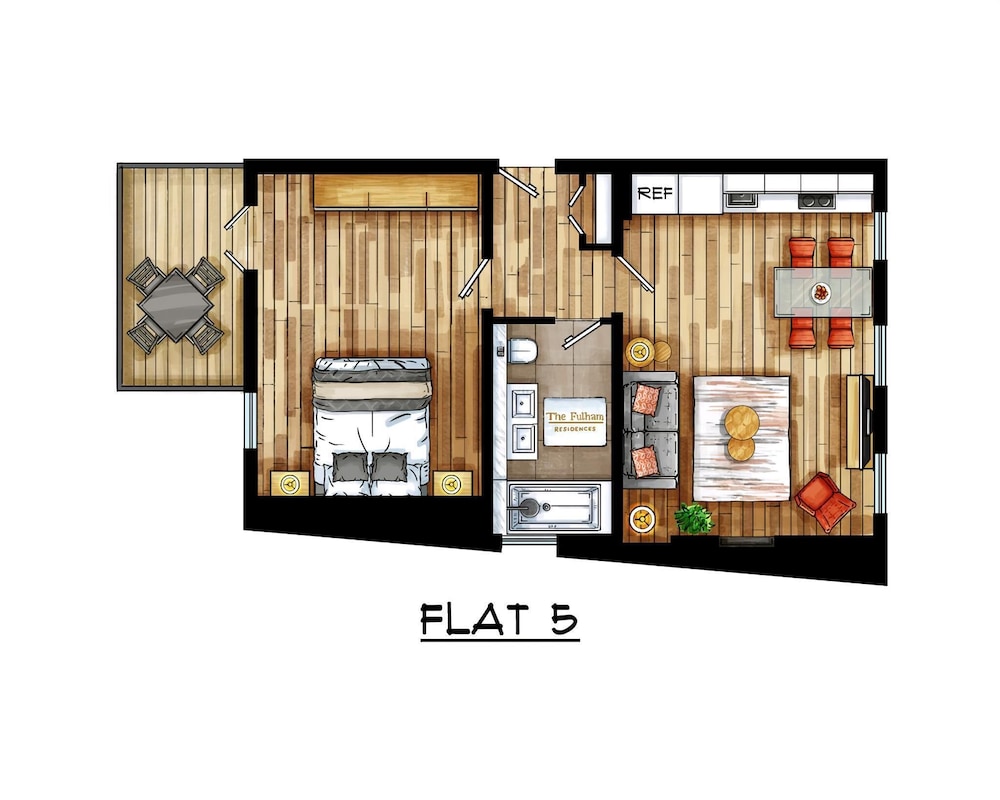 Light & Luxury Chelsea Apartment: Private Balcony!