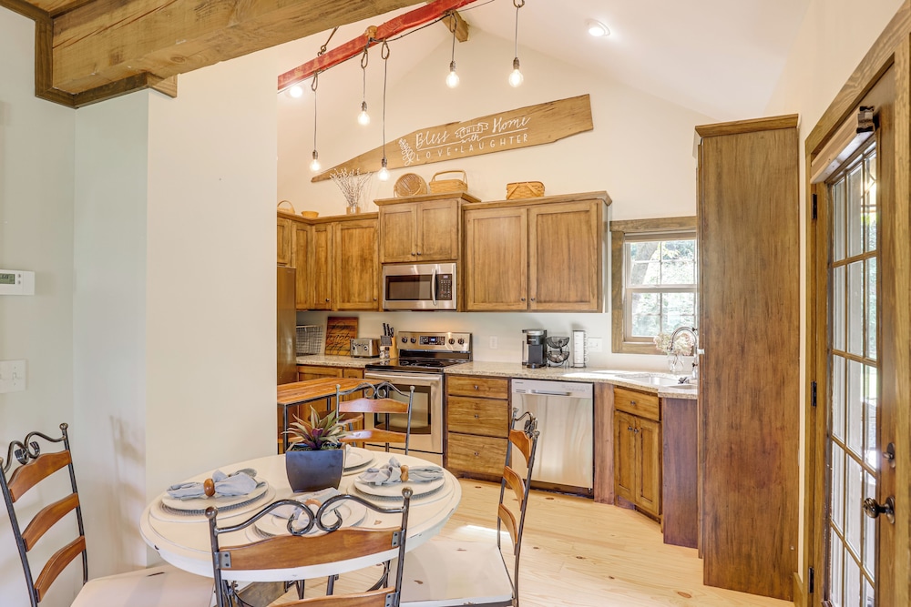Hike, Leaf Peep & More: Sleek Cabin in Weaverville