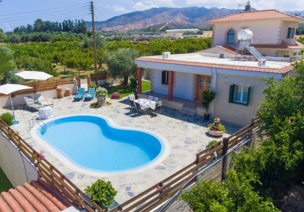 Villa Constantinos Large Private Pool Walk to Beach Sea Views A C Wifi Car Not Required - 2220 view 3