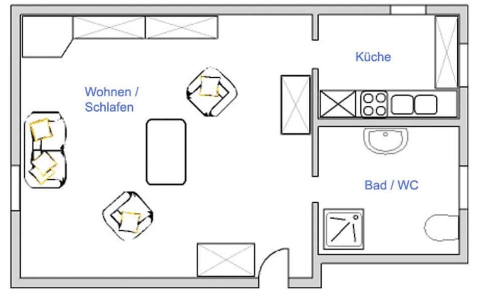 Dachgeschosswohnung fur 2 Personen in Altenberg
