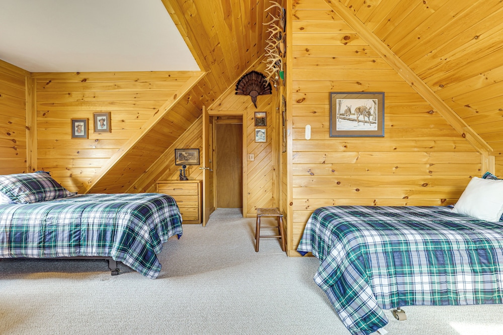 Log Cabin w/ Pond & Trail Access in Almond!