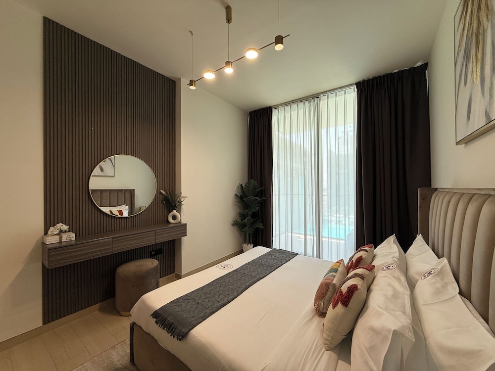 Manzil-1BR in JVC with Pool View