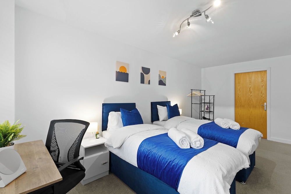 Super Stylish 2bed 2bath Apartment in Nottingham City - Free Parking