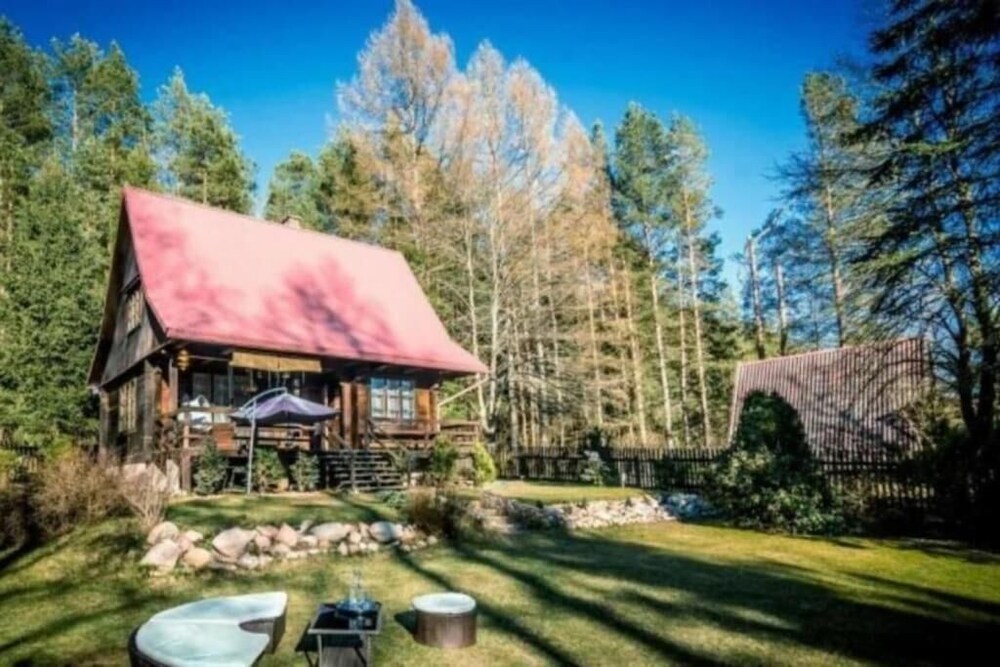 In The Woods Lodge With hot tub Inside Puszcza Knyszyśnka - Two-bedroom Villa