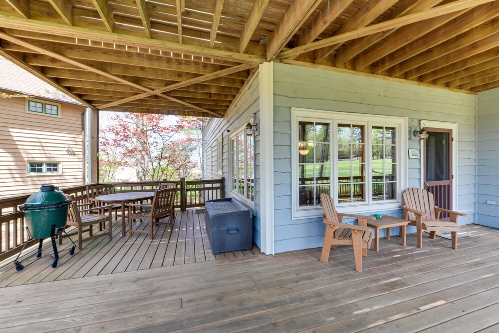 Deck & Golf Course Views: Inviting Cashiers Condo view 3