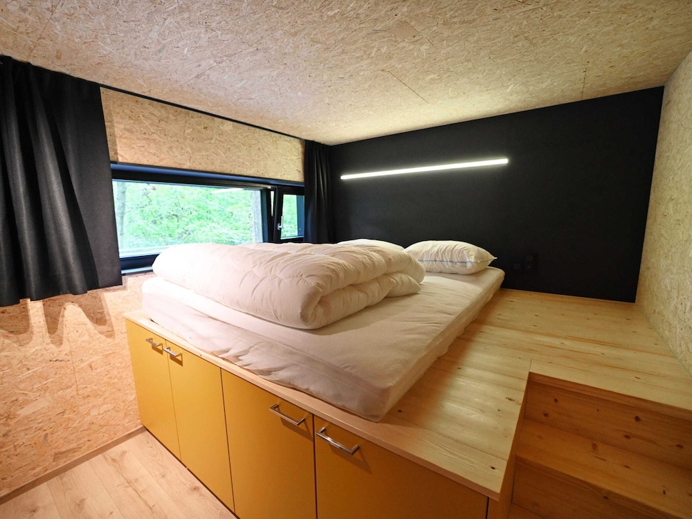 Modern, Wooden Chalet With Wood Burning Stove, in the Forest
