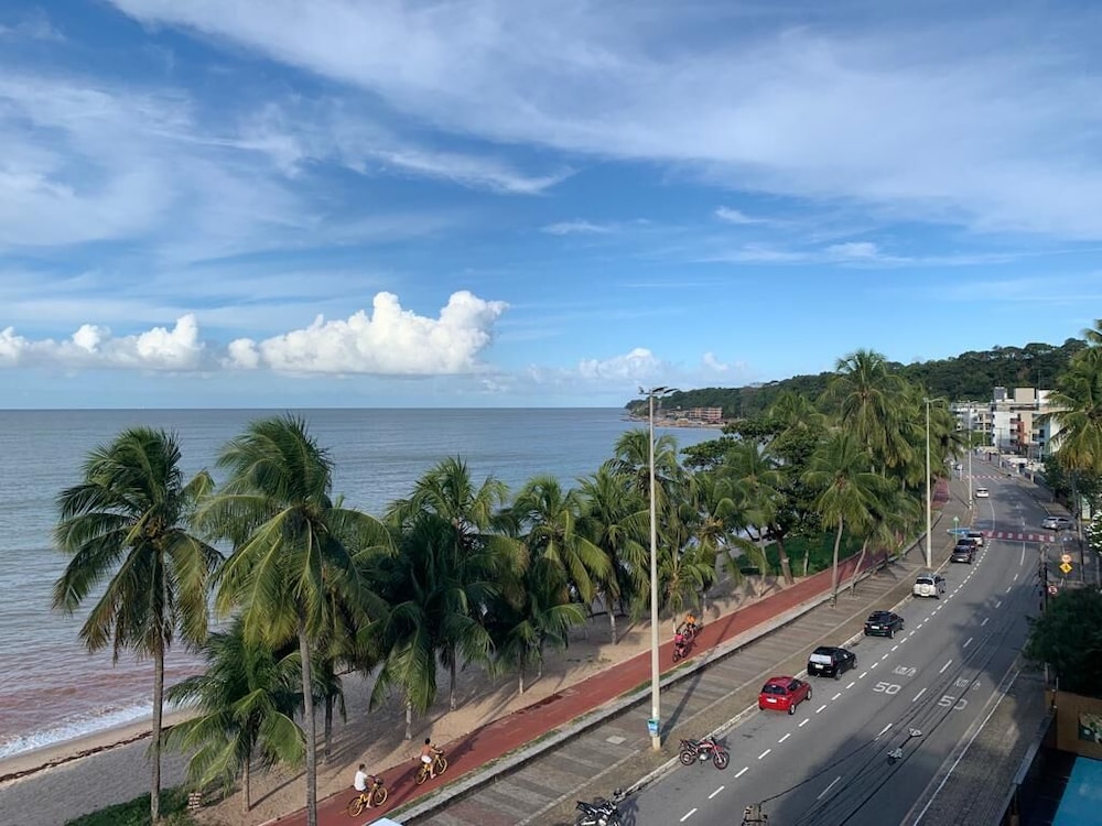 Melhores Flats - Varanda frente ao mar