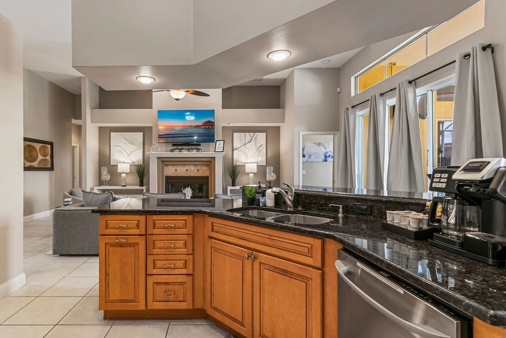 Waterfront Pool Pickleball Court Game Room