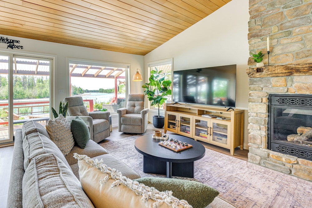 Riverfront Retreat w/ Fishing Dock in Sterling!